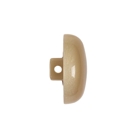 Lark and Brown Rice Swirl Half Dome Plastic Shank Back Button - 35L/22mm