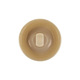 Lark and Brown Rice Swirl Half Dome Plastic Shank Back Button - 35L/22mm