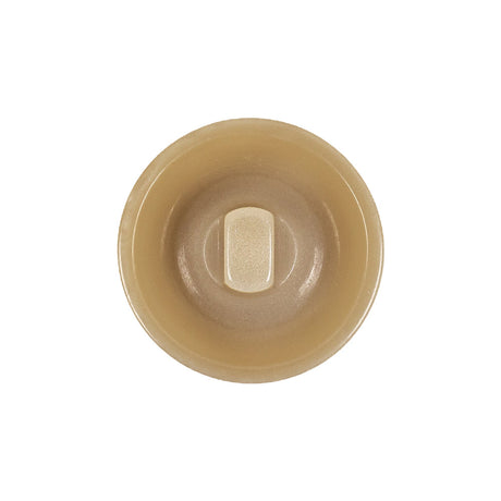 Lark and Brown Rice Swirl Half Dome Plastic Shank Back Button - 35L/22mm
