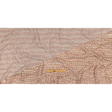 Italian Ivory, Camel and Pink Tactile Cotton and Polyester Sweater Knit
