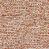 Italian Ivory, Camel and Pink Tactile Cotton and Polyester Sweater Knit