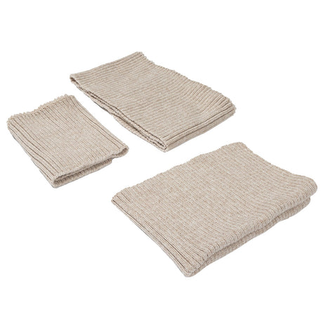 Alta Stone Chunky 2x2 Rib Knit Sweater Trim Bundle - 3pc