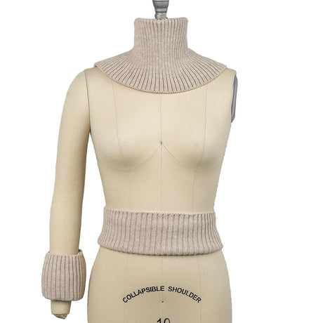 Alta Stone Chunky 2x2 Rib Knit Sweater Trim Bundle - 3pc