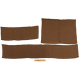 Alta Caramel Chunky 2x2 Rib Knit Sweater Trim Bundle - 3pc