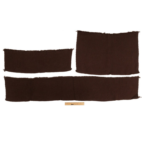 Alta Decadent Chocolate Chunky 2x2 Rib Knit Sweater Trim Bundle - 3pc