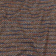 Italian Tan, Red and Blue Striped Boucle Chunky Wool Sweater Knit