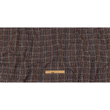Charcoal and Multicolor Blended Wool Tweed