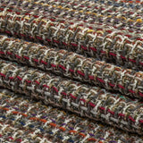 Italian White, Gray and Multicolor Blended Wool Tweed