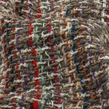 Italian White, Gray and Multicolor Blended Wool Tweed