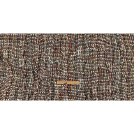 Italian White, Gray and Multicolor Blended Wool Tweed