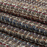 Italian White, Beige and Multicolor Blended Wool Tweed