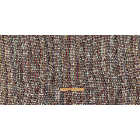 Italian White, Beige and Multicolor Blended Wool Tweed