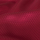 Magenta Mini Triangles Jacquard Lining