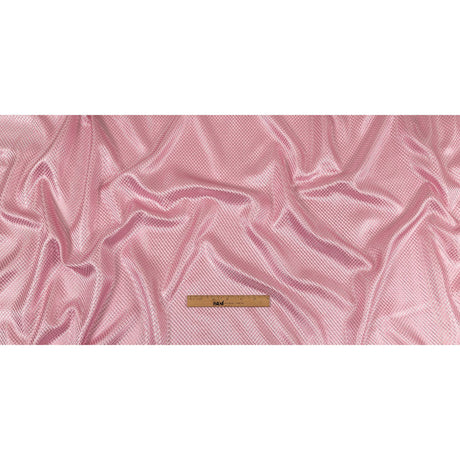 Baby Pink Mini Squares Jacquard Lining