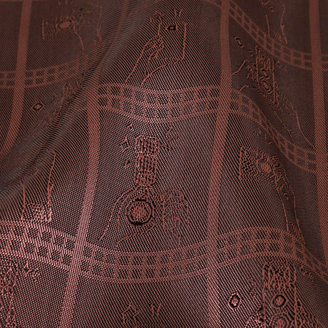 Dusty Rose Picturesque Jacquard Lining