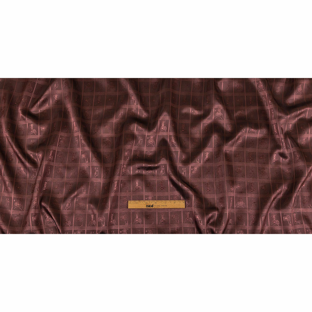 Dusty Rose Picturesque Jacquard Lining