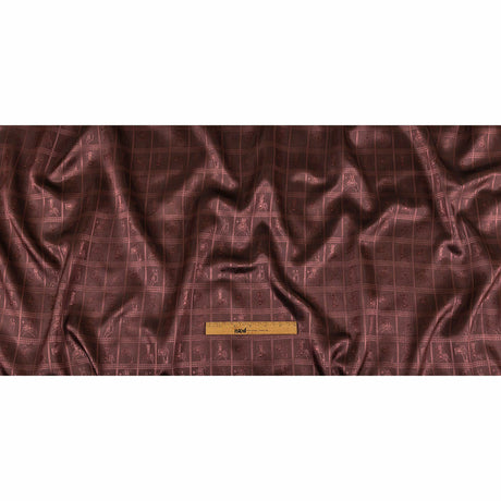 Dusty Rose Picturesque Jacquard Lining