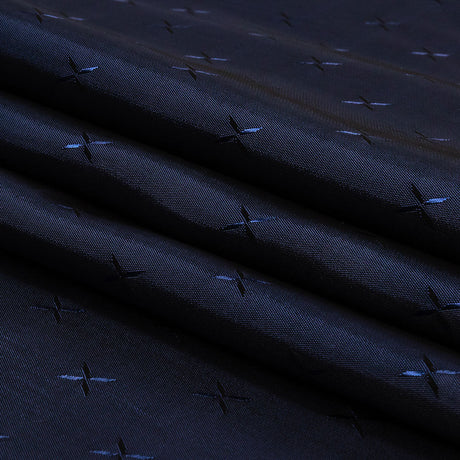 Xs Jacquard Lining - Black and Navy Bi-Color
