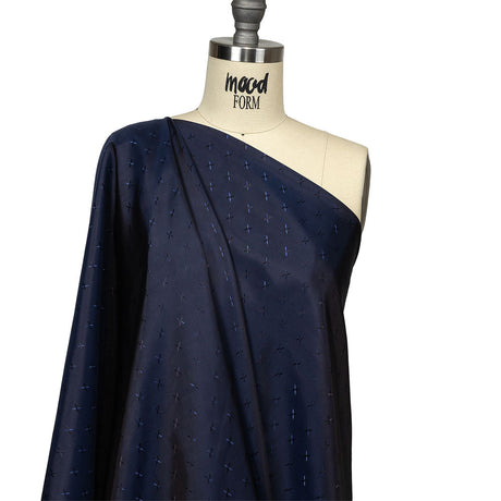 Xs Jacquard Lining - Black and Navy Bi-Color