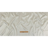 White Tonal Small Triangles Jacquard Lining