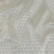 White Tonal Small Triangles Jacquard Lining