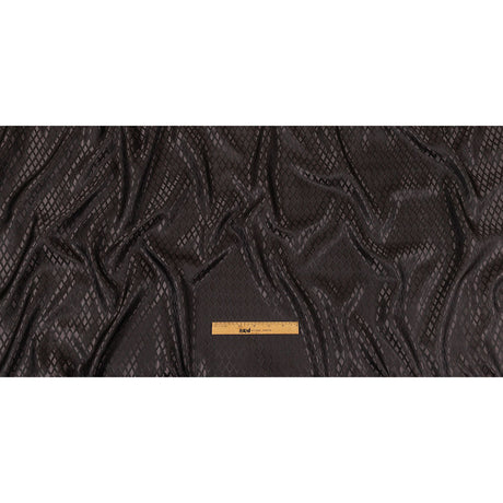 Black and Charcoal Diamonds Jacquard Lining