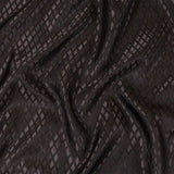Black and Charcoal Diamonds Jacquard Lining