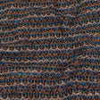 Teal, Gray and Taupe Striped Boucle Blended Wool Sweater Knit