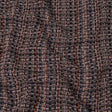 Italian Charcoal, Candy Pink and Blue Blended Wool Tweed