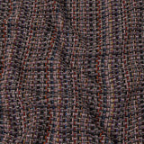 Italian Charcoal, Candy Pink and Blue Blended Wool Tweed