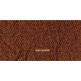 Metallic Gold, Shocking Orange and Black Diamonds Polyester Boucled Jacquard