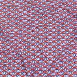 Red, White and Blue Evil Eye Caye UV Protective Compression Swimwear Tricot with Aloe Vera Microcapsules