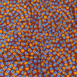 Blue and Brown Bouncing Evil Eye Caye UV Protective Compression Swimwear Tricot with Aloe Vera Microcapsules