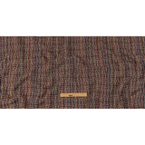 Italian Taupe, Burgundy and Multicolor Tweedy Plaid Blended Wool Woven