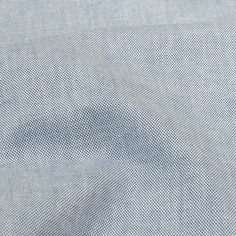 Calendered Organic Cotton Oxford - Light Blue - Chesterton Collection