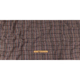 Italian Lilac, Gray and Multicolor Tweedy Plaid Blended Wool Woven