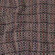 Gray, Navy and Multicolor Tweedy Plaid Blended Wool Woven