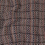 Gray, Navy and Multicolor Tweedy Plaid Blended Wool Woven
