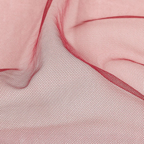 Shimmering Soft Tulle - Wine - Kallisto Collection