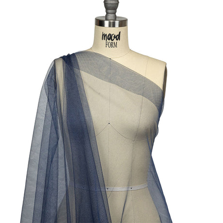 Shimmering Soft Tulle - Navy - Kallisto Collection