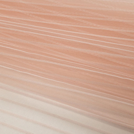 Embroidery Striped Tulle - Blush - Elsinore Collection