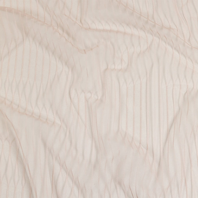 Embroidery Striped Tulle - Blush - Elsinore Collection