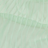 Embroidery Striped Tulle - Subtle Green - Elsinore Collection