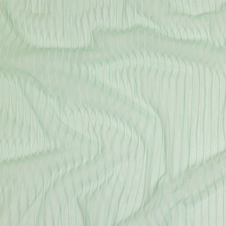 Embroidery Striped Tulle - Subtle Green - Elsinore Collection
