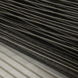 Embroidery Striped Tulle - Black and Gray - Elsinore Collection