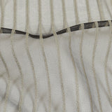 Embroidery Striped Tulle - Black and Gray - Elsinore Collection