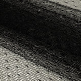 Point D'Esprit Tulle - Stretch Limo Black - Remi Collection
