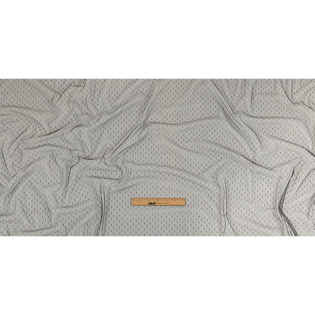Point D'Esprit Tulle - Stretch Limo Black - Remi Collection
