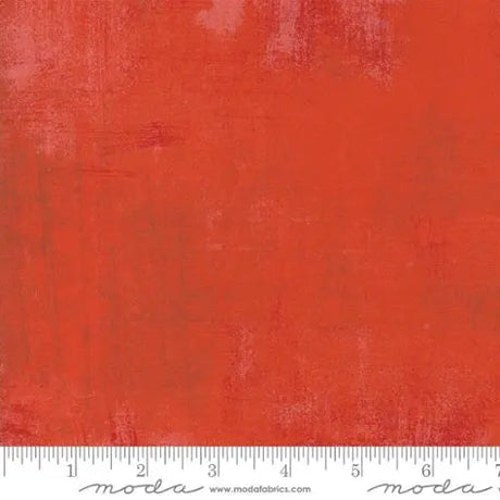 Cotton Fat Quarter Orange Rooi Grunge