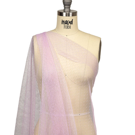 Point D'Esprit Tulle - Lilac - Remi Collection
